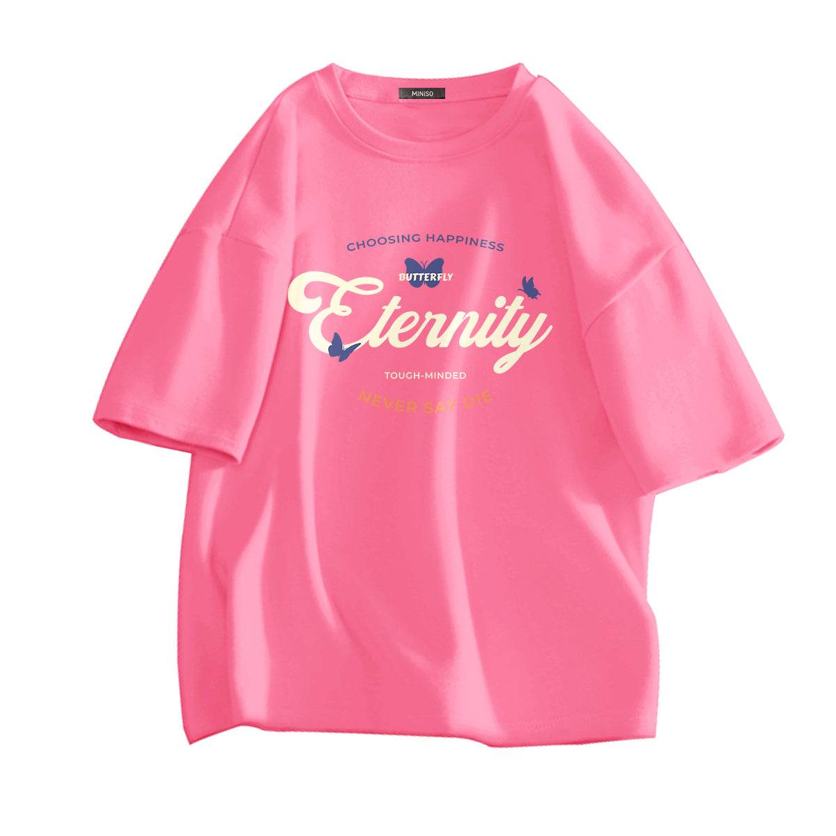 Футболка женская Miniso с круглым вырезом - Boxette Shop